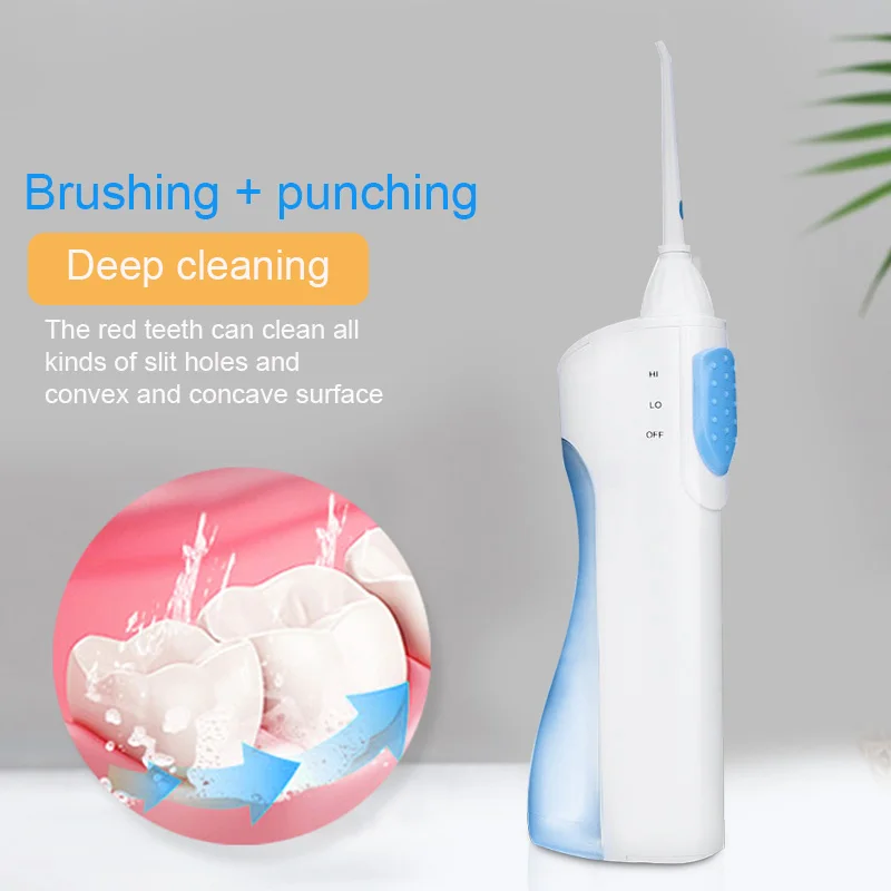 

Oral Irrigators Adults Electric Oral Irrigator Portable Water Flosser USB Rechargeable 300ML Water Tank Waterproof Teeth Clean