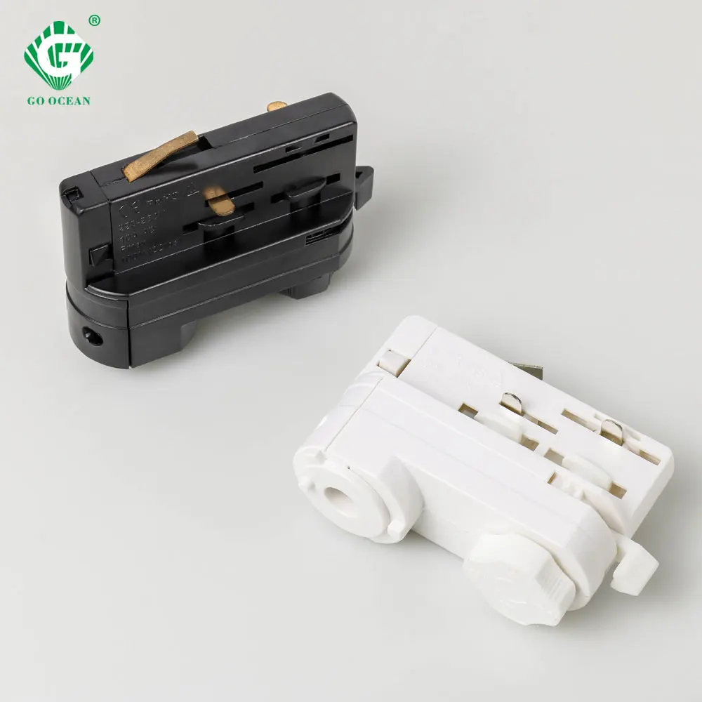 4 линии трек светильник светодиодный головка провода 3 фазы точечный рельсовый s