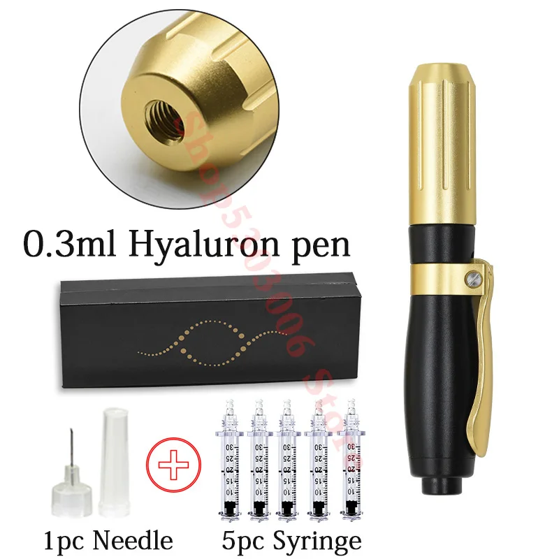 0.3ml pen set 1x5 0,5 мл 0,3 мл гиалуроновая ручка распылитель гиалуроновой кислоты ручка для инъекций губ пистолет для удаления морщин лифтинг губа наполнитель инжектор гиалурон - Номер модели: 0.3ml pen set 1x5