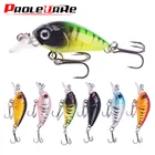 Рыболовная приманка гольян, 1 шт., 4,5 см, 3,5 г, с 3d-глазами, пластиковая жесткая приманка, воблеры, рыболовные крючки снасть, искусственные японские, плавающая приманка