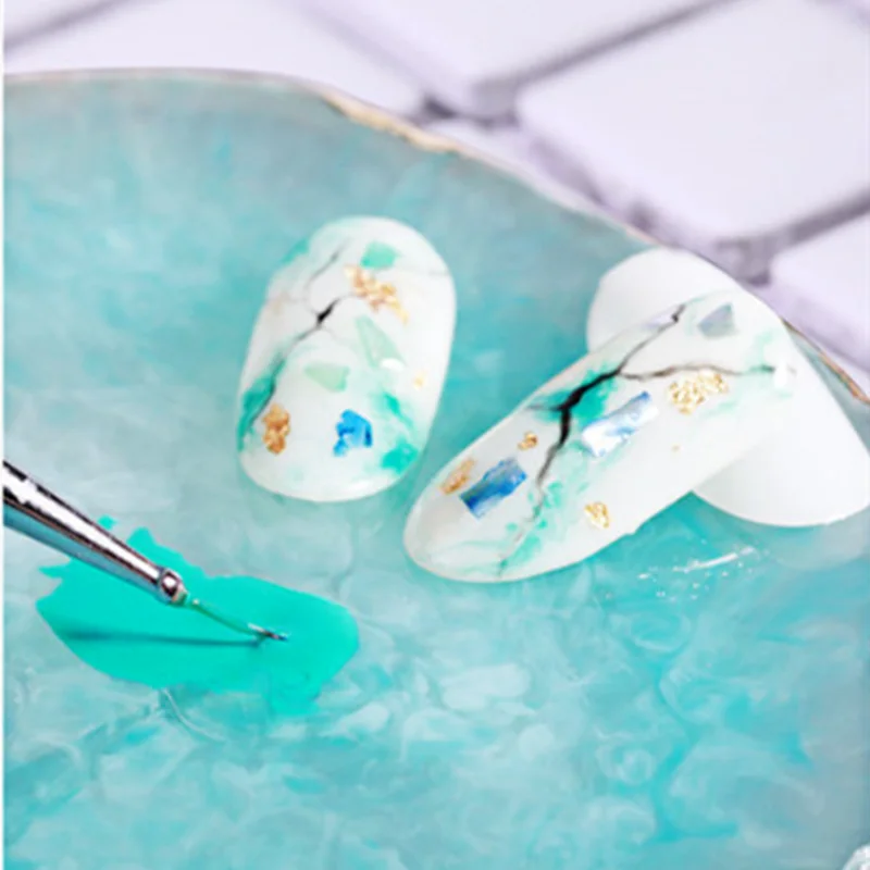 Полимерная Палитра для ногтей круглая витрина ювелирных изделий ожерелье кольцо