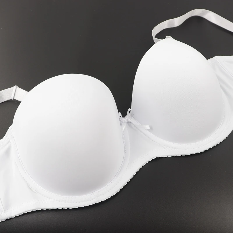 Бюстгальтер без бретелек Beauwear однотонный 1/2 чашечки с силиконовой лентой