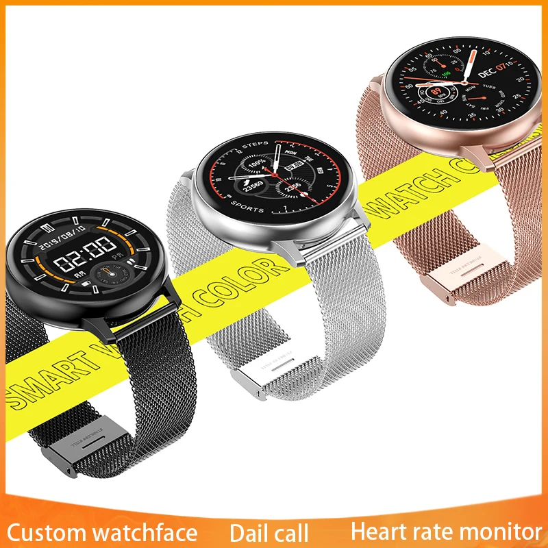 

Xiaomi Mijia Smart Watch Women Men Bluetooth Dial Call Full Touch Screen Sport Fitness Tracker MI Band Smartwatch for Apple