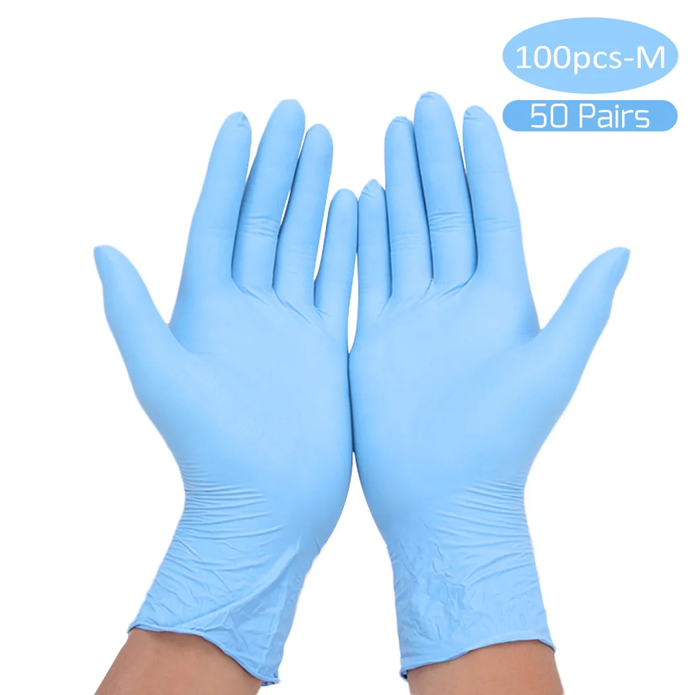 Одноразовые резиновые латексные защитные перчатки анти вирусы напитки толстые