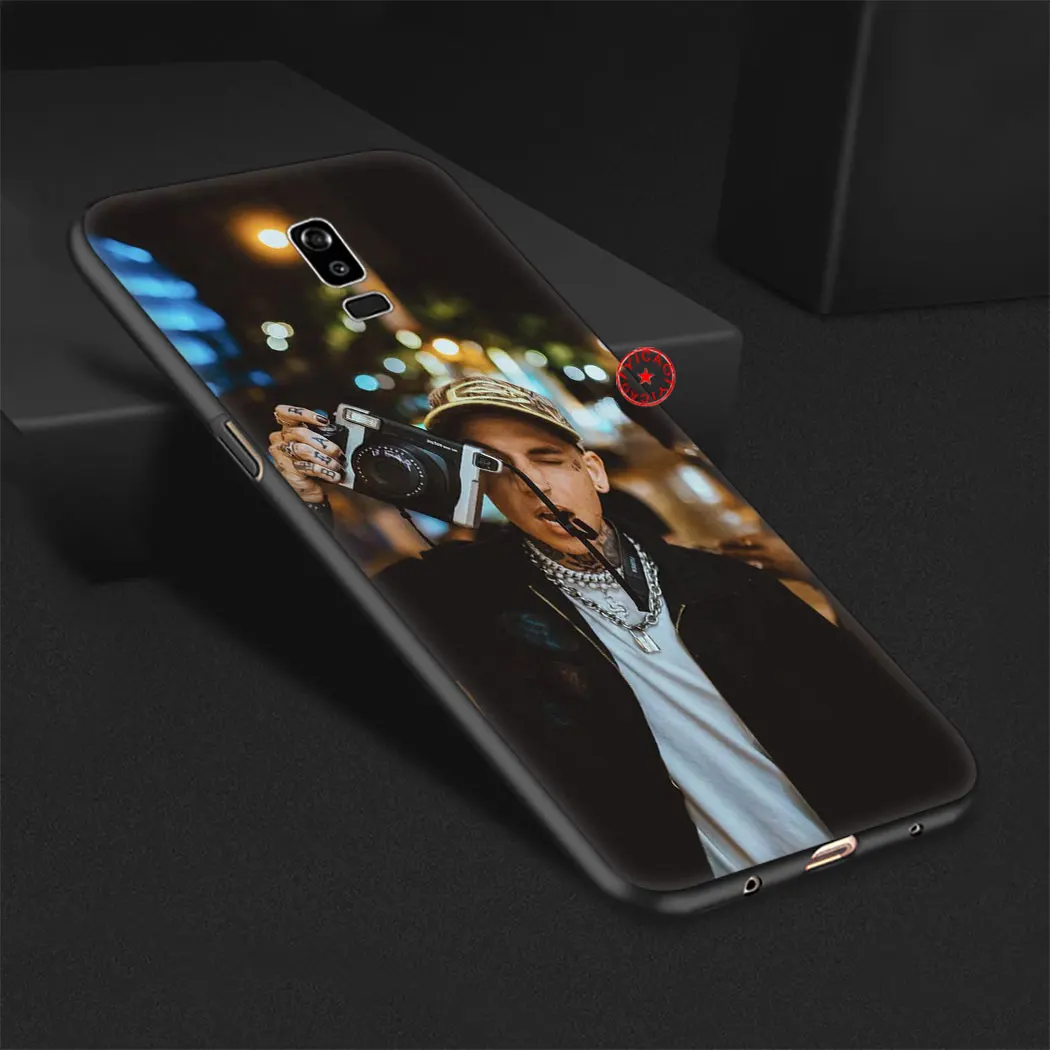 Черный мягкий силиконовый чехол Blackbear для samsung Galaxy A70S A20E A2 J4 J6 Core Plus Prime J7 Duo J8 TPU |