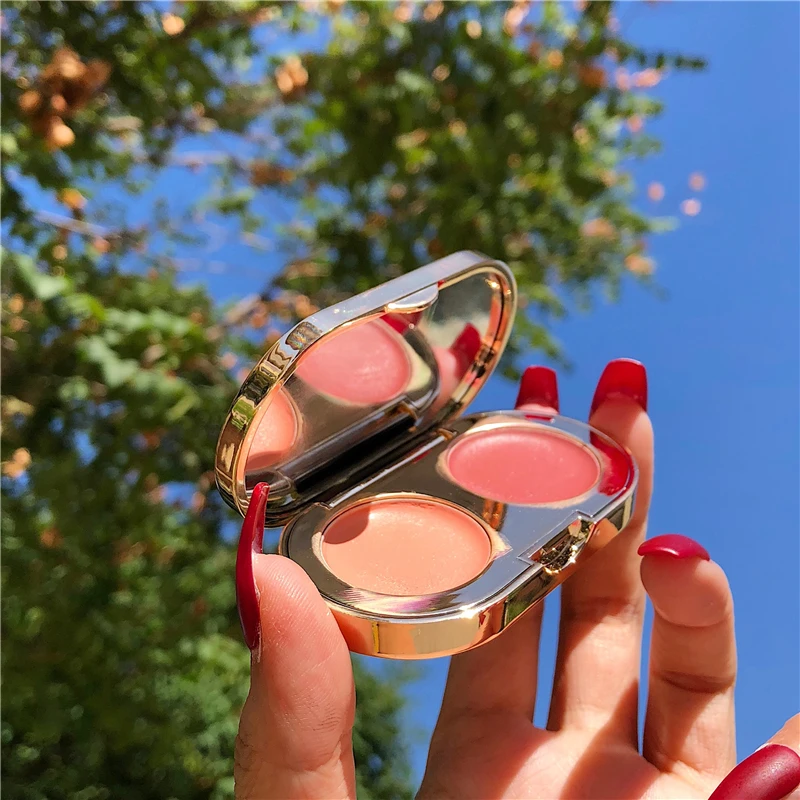 Матовый крем для лица румяна макияжа палитра щек долговечная косметика