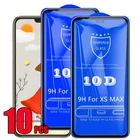 Защитная пленка 10D для iPhone 13 Pro Max 12 Mini 11 XS XR X 8 7 6 Plus SE, 10 шт.