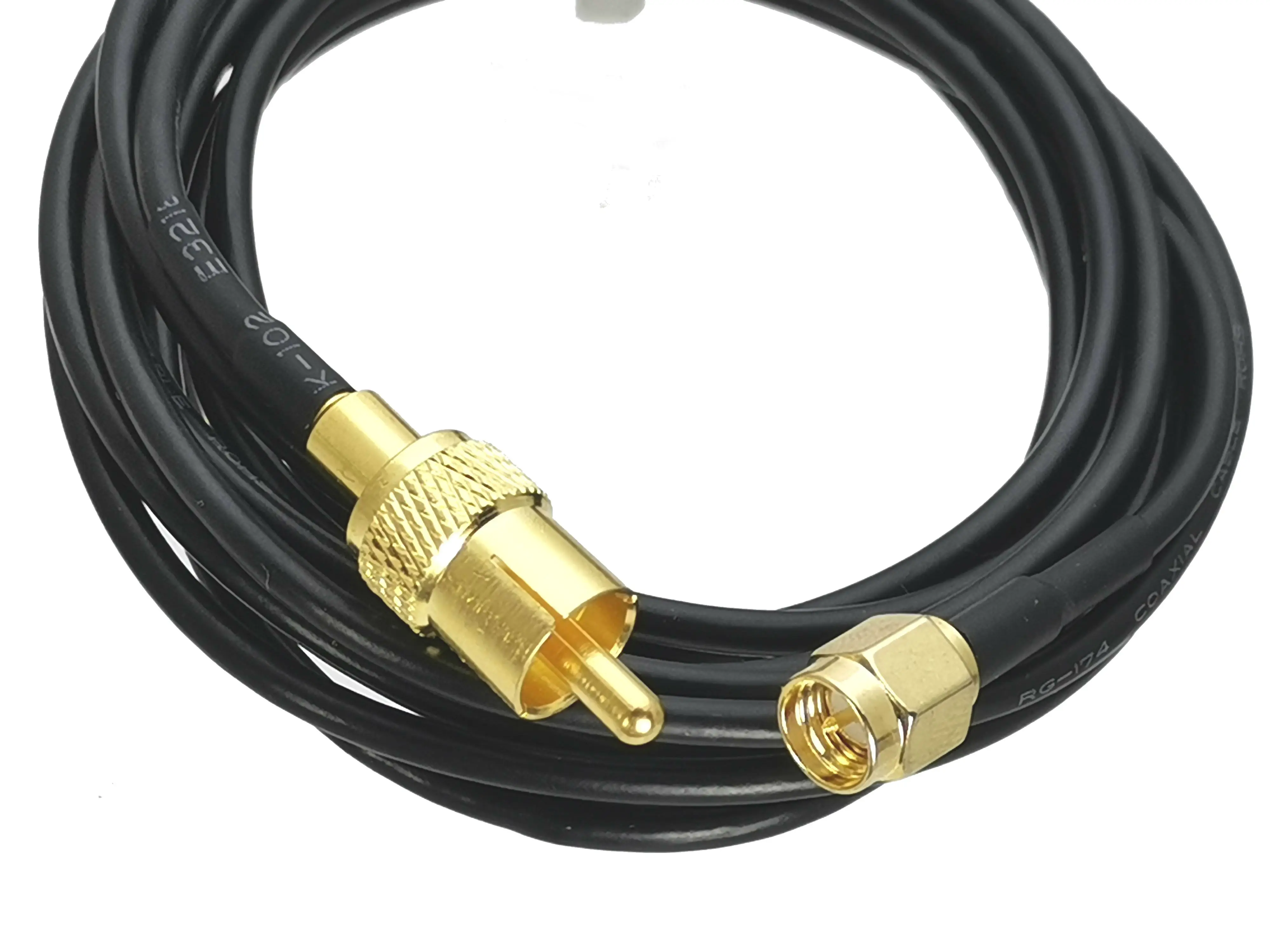 1 шт. коаксиальный разъем RG174 SMA типа папа на RCA TV | Разъемы