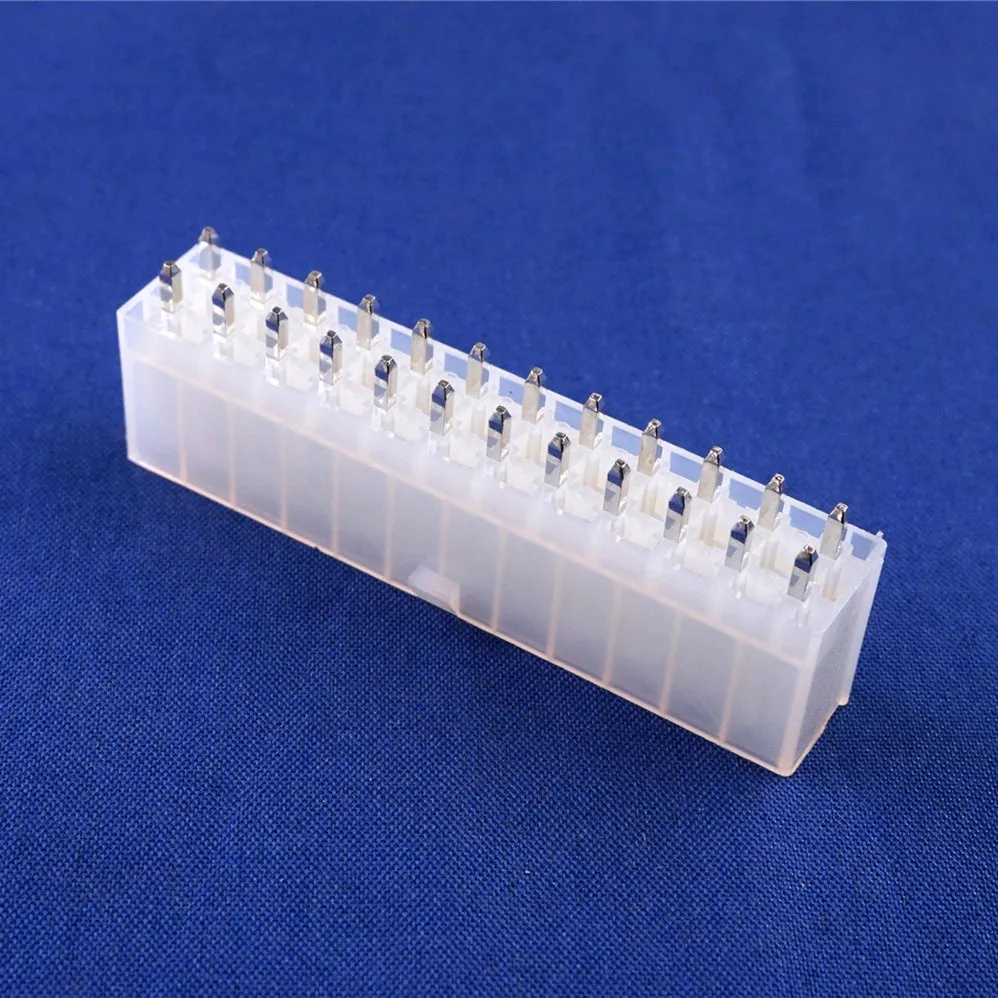 1000Pcs Motherboard ATX 4.2 mm 24 Pin Male Header Pins P CPU Power Connector PCB Through Hole Vertical Solid | Обустройство дома
