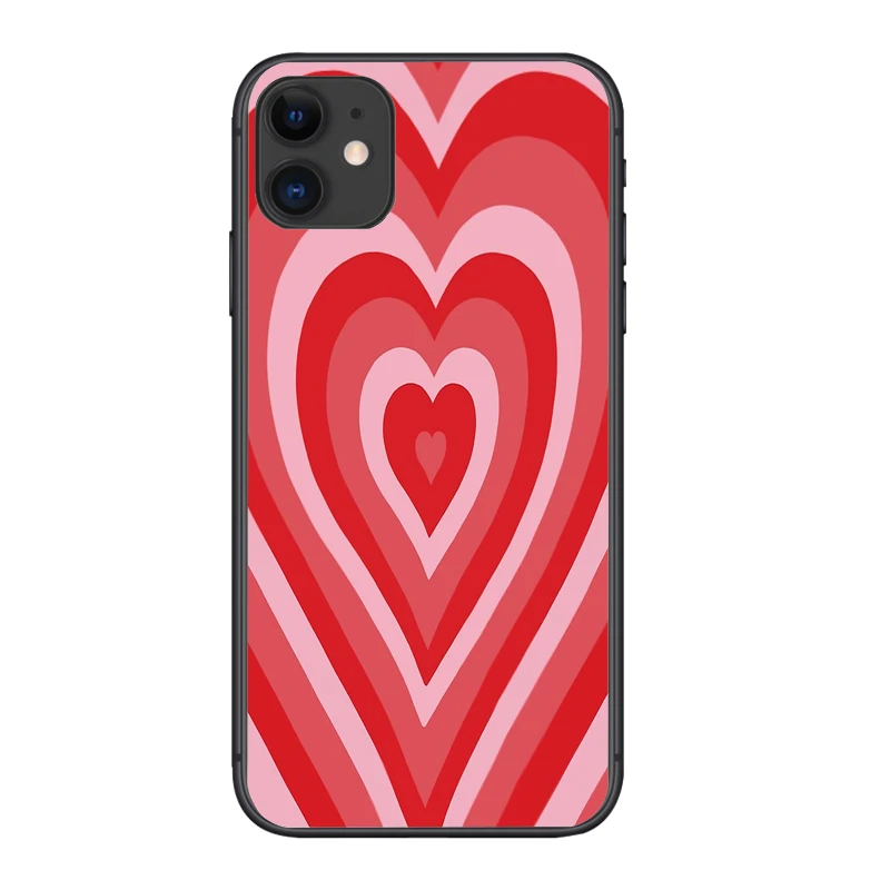 

Fashion Latte Love Wildflower Pattern Printing Cases For iPhone 12 11Pro Max 6 7 8Plus SE2020 Xr XS MAX New Silicone Phone Cover