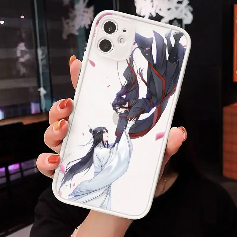 

Mo Dao Zu Shi anime cute Phone Cases matte transparent For iphone 7 8 11 12 plus mini x xs xr pro max luxury brand cover