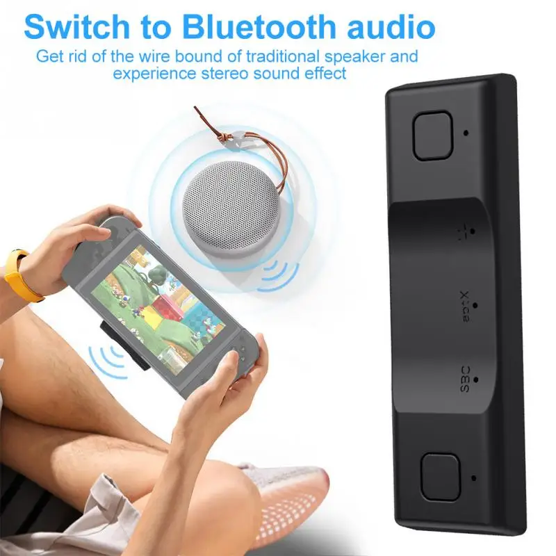 Bluetooth 5 0 адаптер аудио передатчика Plug And Play USB C для Switch Lite PS4 компактные динамики Hi Fi