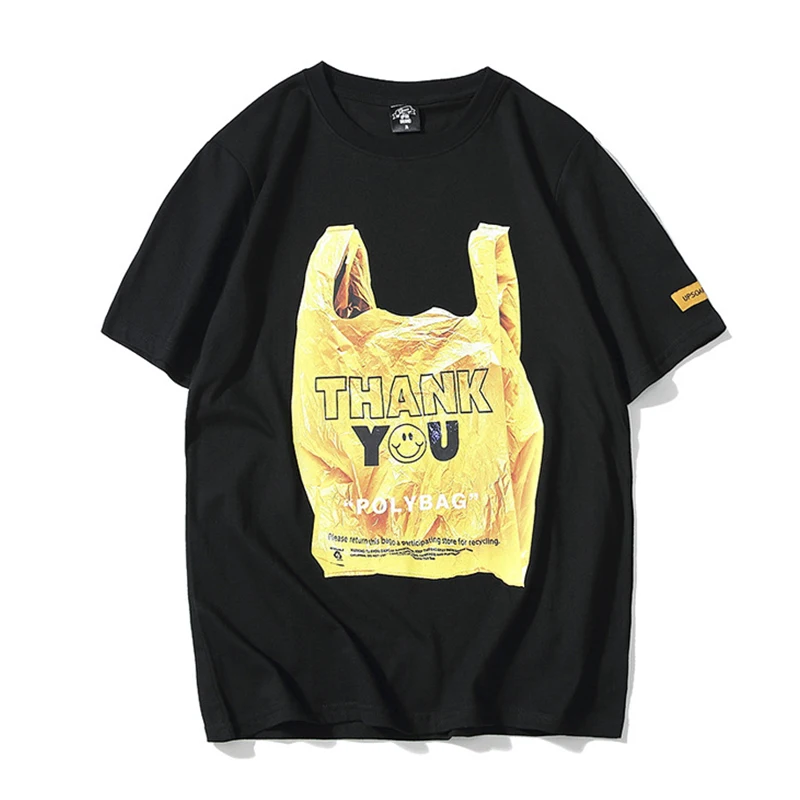 

Футболка мужская с коротким рукавом и круглым вырезом, популярный логотип на весну и лето, с принтом парочки, свободная парная одежда для ст...