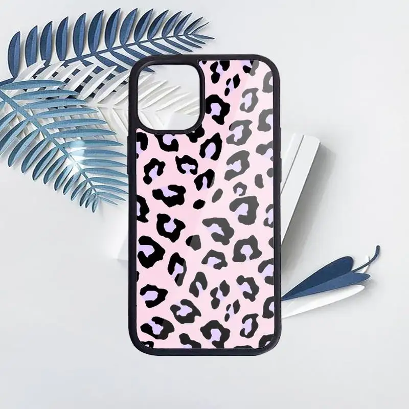 

pink cow art fashion pattern Phone Case PC for iPhone 11 12 pro XS MAX 8 7 6 6S Plus X 5S SE 2020 XR Luxury brand shell funda