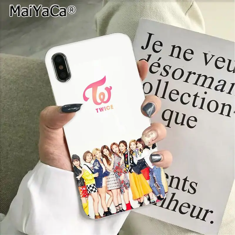 18 MaiYaCa Twice Mina Momo Kpop Новое поступление Модный чехол для телефона для iphone 11 pro 8 7 66S Plus X 5S SE XS XR XS MAX - Цвет: 18
