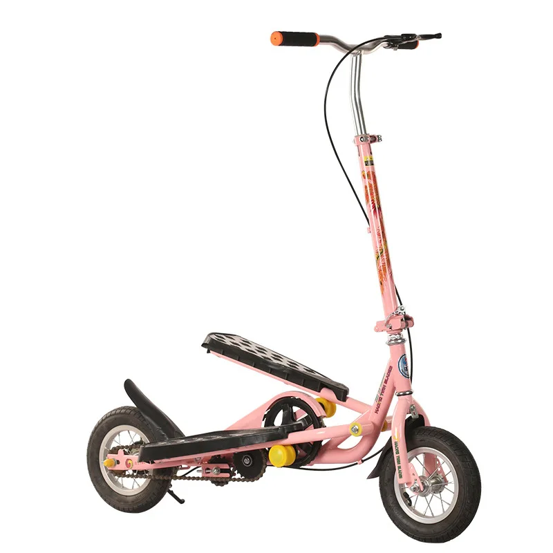 Outdoor Olding Pedal Scooter Bi-wing Bicycle Fitness Equipment Exercise Fitness Two-wheeled Walking Balance Scooter XB