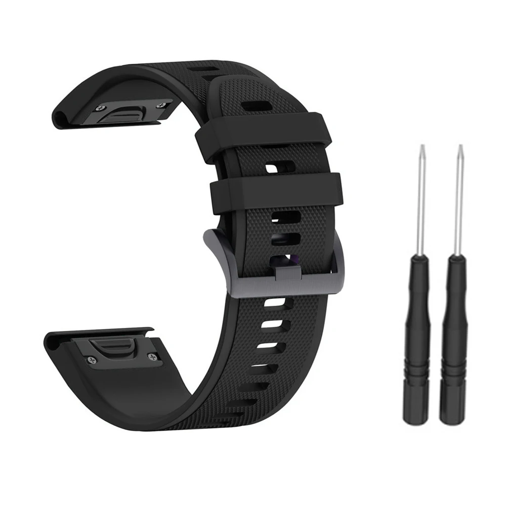Смарт-ремешок для часов Garmin Fenix 3/3HR/5X/5X Plus силиконовые для фитнеса сменный наручный ремешок подходит для запястья 5,70-10,23 дюйма(145 мм-260 мм
