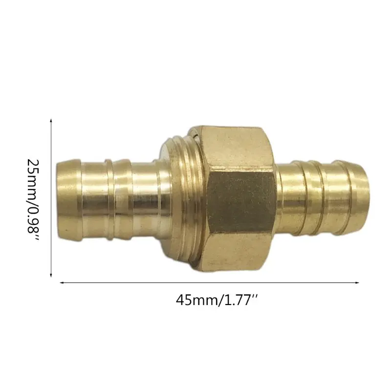 

US Standard Thread 5/8" Garden Water Pipe Joint with Stainless Steel Hose Clamp Repair Mender Kit Home Improvement Pipe Fittings