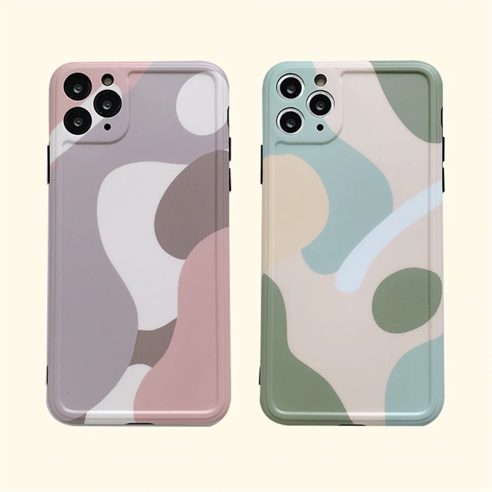 Комбинированный цветной тренд для Iphone 11 чехол X XS Max XR 6S 8 7 Plus телефона гибкая