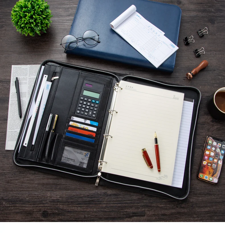 Папка А4 для документов на заказ папка-портфель с замком офиса и школы |