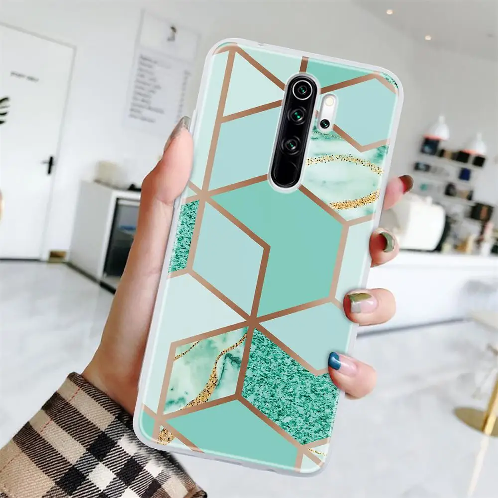 Мраморный чехол etui для Xiaomi Redmi 8A 8 A redmi8a мягкие чехлы IMD с геометрическим рисунком