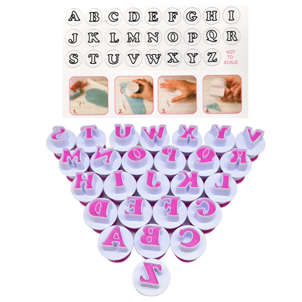 2019 креативные силиконовые формы Алфавит шоколадный помадка торт Декор 3D