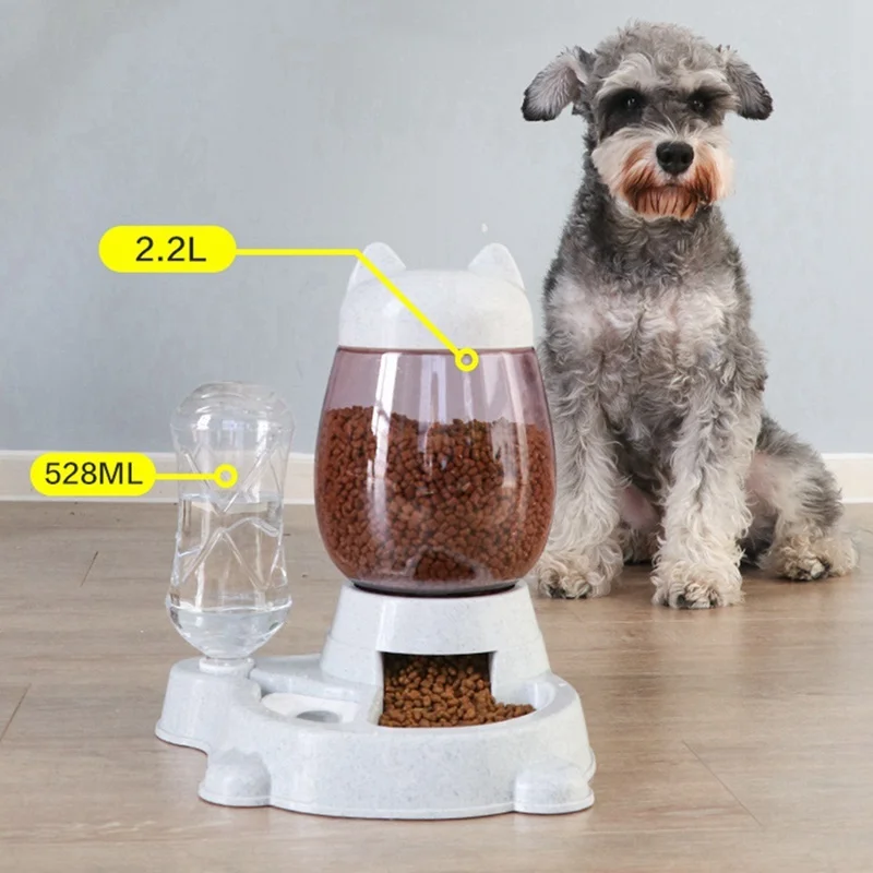

Best 2.2L Pet Automatic Feeder Dog Cat Drinking Bowl For Dogs Water Feeding Large Capacity Dispenser