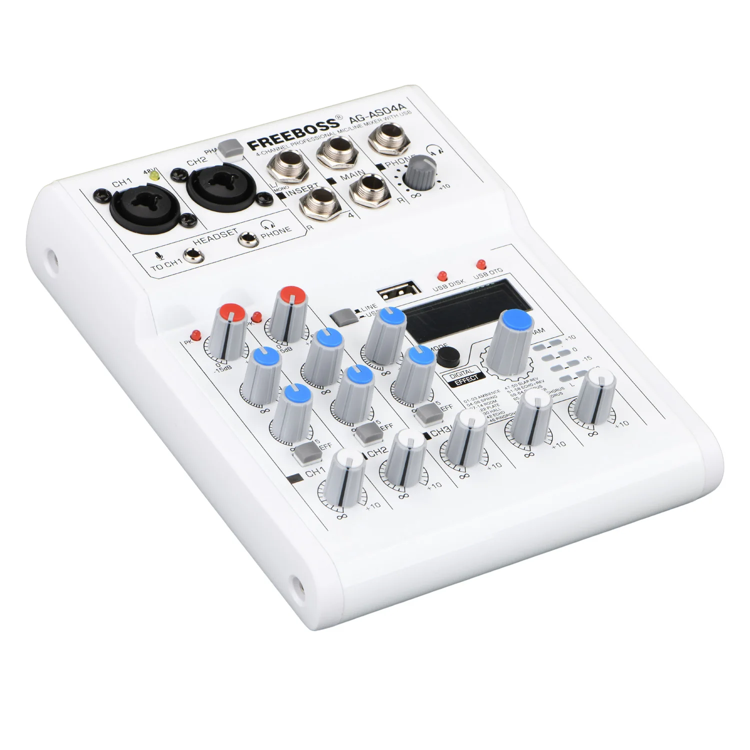 FREEBOSS AG AS04A 4 канальный DC 5V Bluetooth для мобильных телефонов компьютеров и USB
