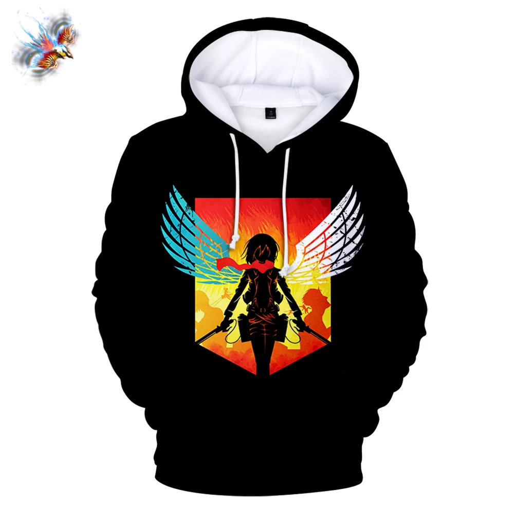 

Модные толстовки с 3D принтом «атака на Титанов», Мужская/Женская толстовка в стиле High Street, толстовка с капюшоном в стиле аниме «атака на Тита...