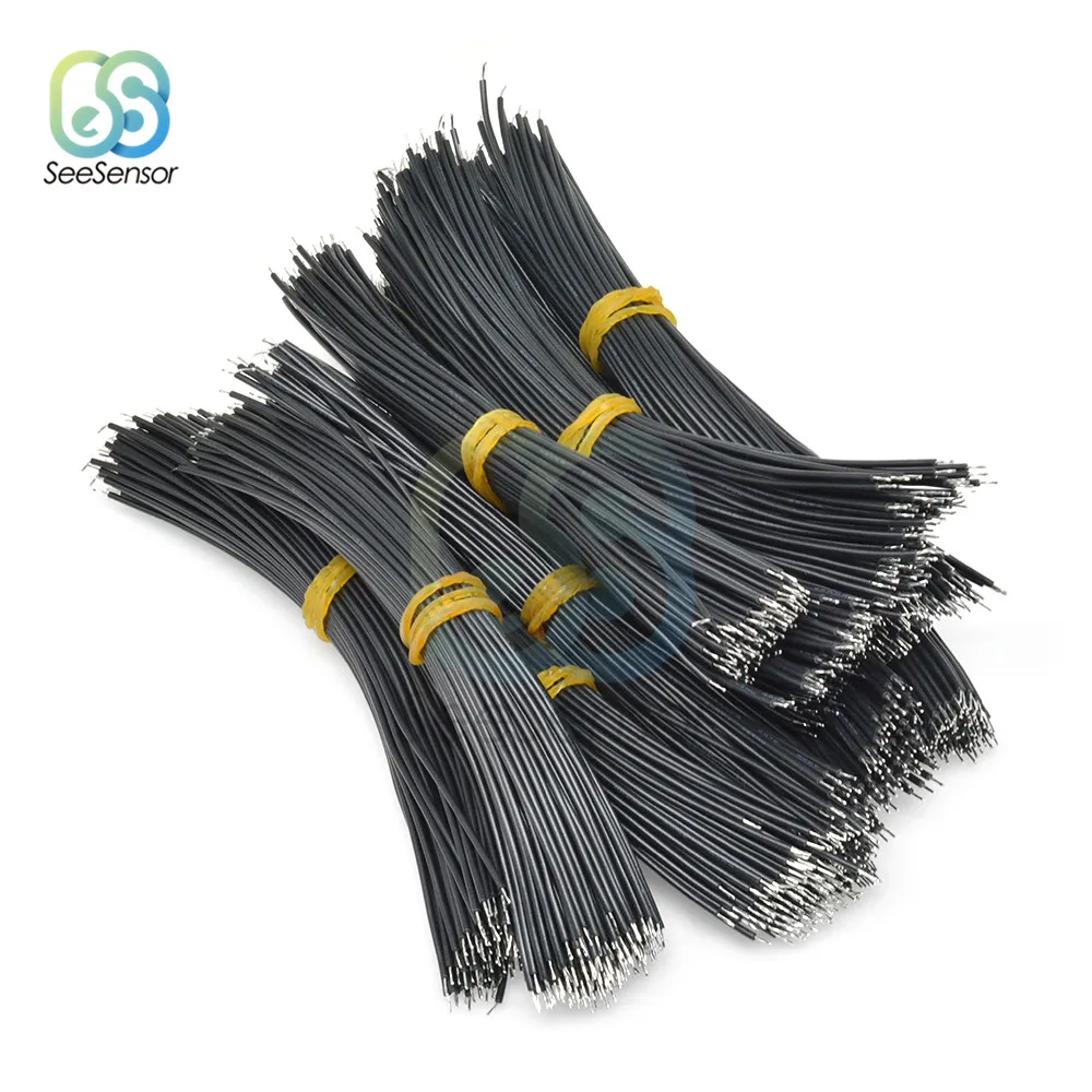 100 шт./лот 24AWG 15 см гальванически лужёные макетная плата припоя кабель Fly джемпер Оловянная проволока проводящие провода 1007-24AWG разъем провода