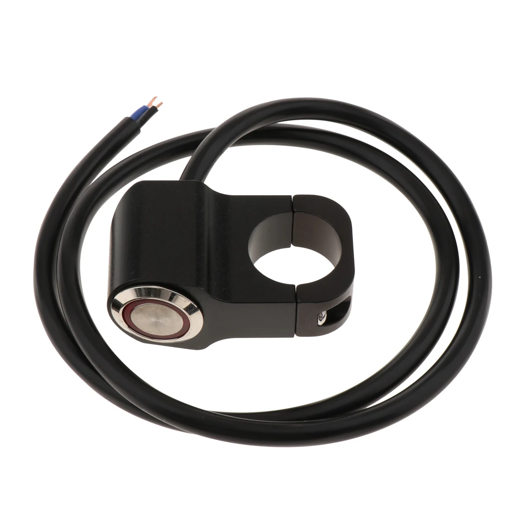 

Universal 7/8'' Motorcycle Handlebar Headlight Spot Light Button Switch NEW