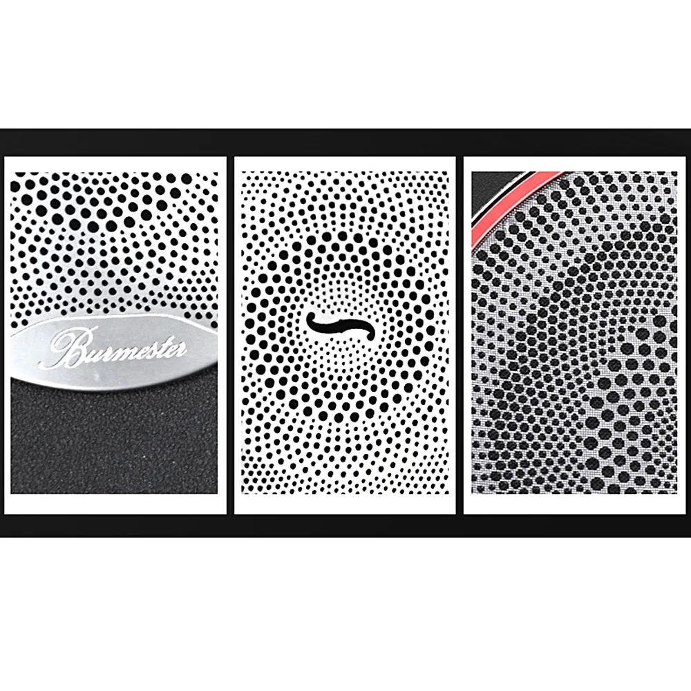 Декоративная крышка для автомобильного динамика 4 шт. громкий динамик 3D наклейка