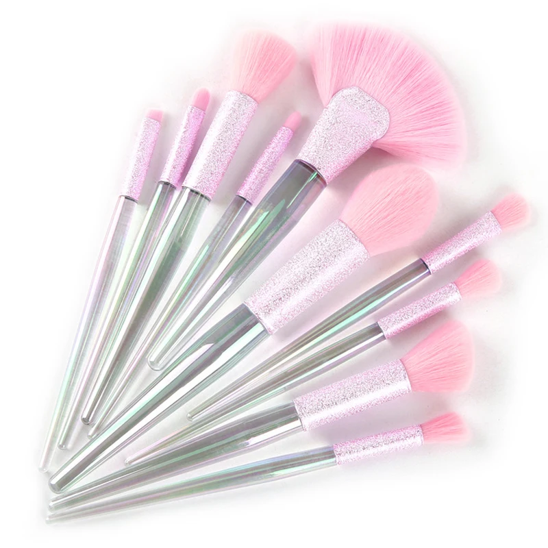 10 шт. Набор щеток для макияжа глаз|Аппликатор теней век| |