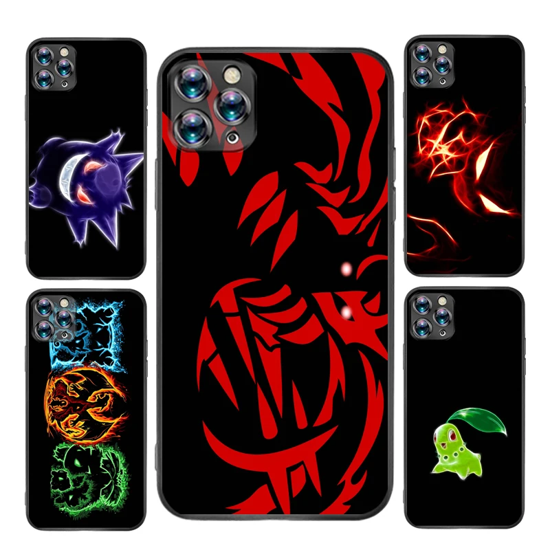 

Leprechauns Pets Black P-Poke Mon Phone Case For iPhone X XS XR MAX Kawaii Cellphone Mobilephone Full Protection Cute Cool