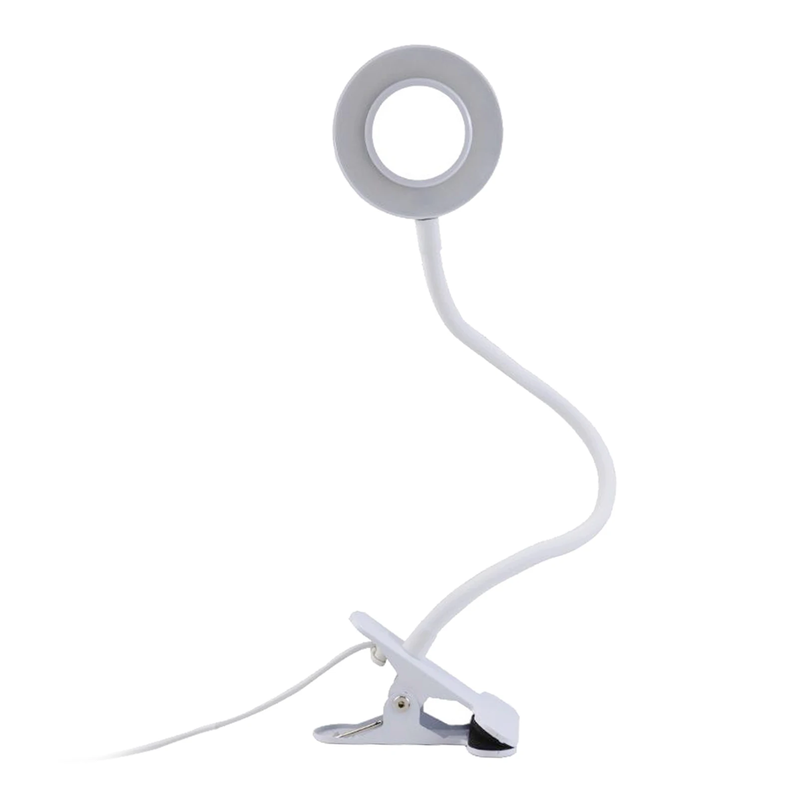 

USB Flexible Arm LED Night Light Clip on Desk Lamp Home Office Children