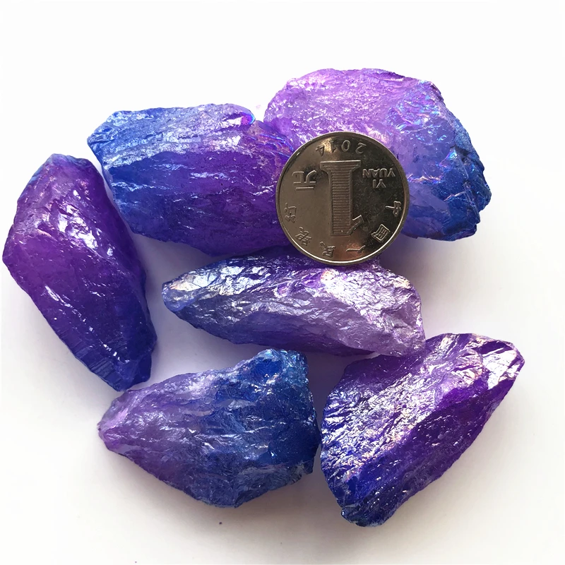 1 шт. декоративные кристаллы кварца с гальваническим покрытием | Дом и сад