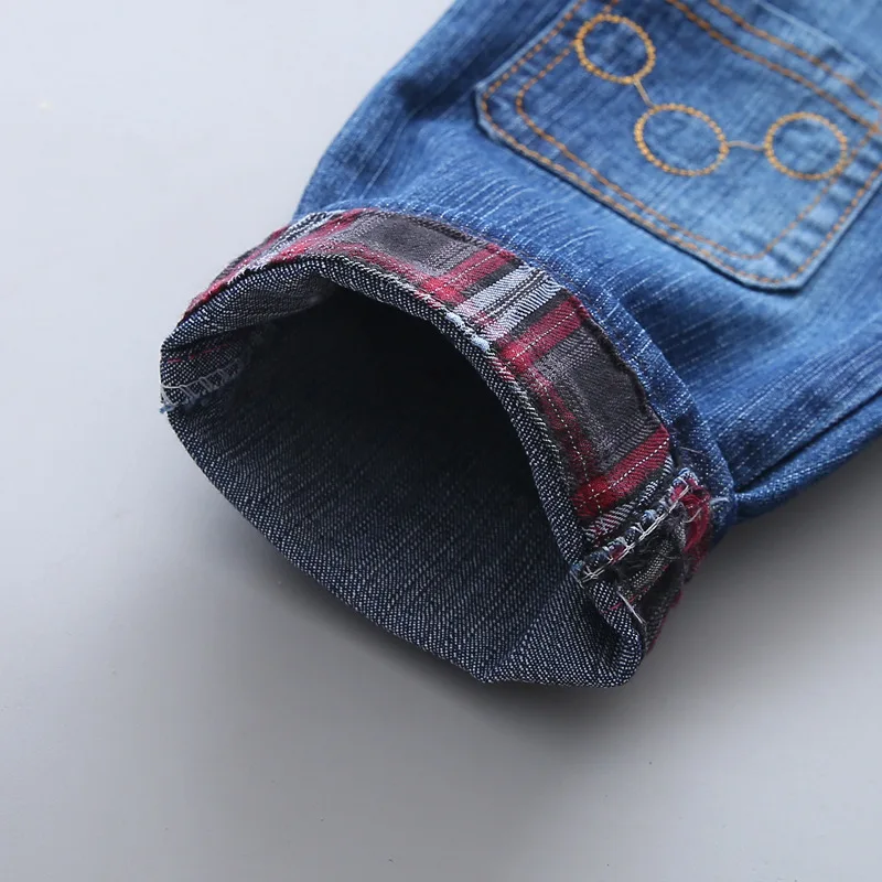 Джинсовый комбинезон для мальчиков и девочек свободного покроя|Полукомбинезоны|