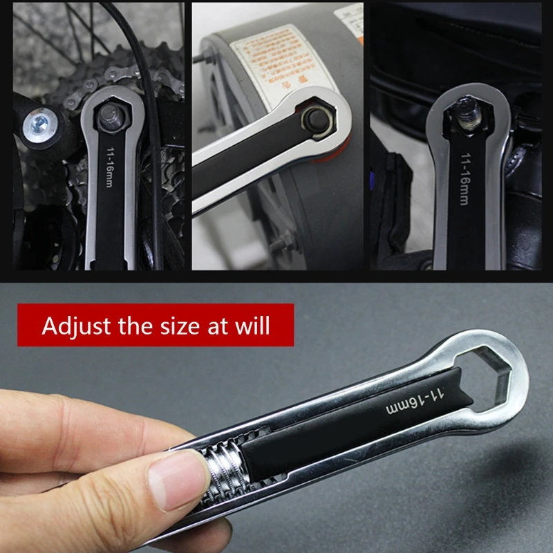 

Multifunction Adjustable Wrench Double Head Spanner Universal Repair Hand Tools C7AC