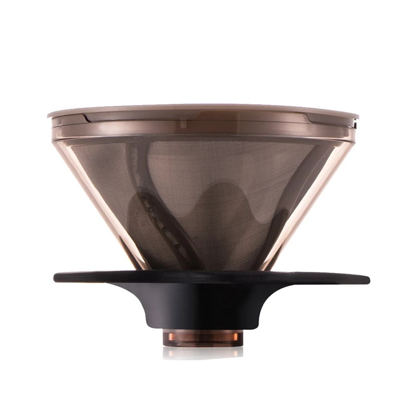 

Paperless Pour over Coffee Filter,Coffee Maker for Single Cup Brew, Barista Style Pour-over Filter Soakable Design