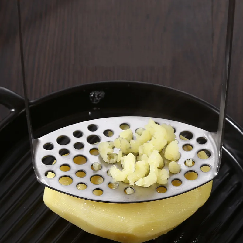 

Stainless Steel Potato Machine, Potato Fruit and Vegetable Juicer, Potato Press, Masher, Kitchen Cooking Tools Garlic Crusher