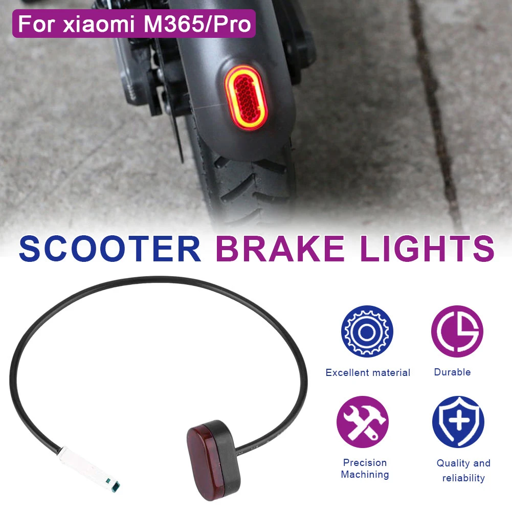 Подходят для скутера Xiaomi M365 оригинальный задний фонарь огнестойкий материал с чипом задний фонарь оригинальный задний фонарь