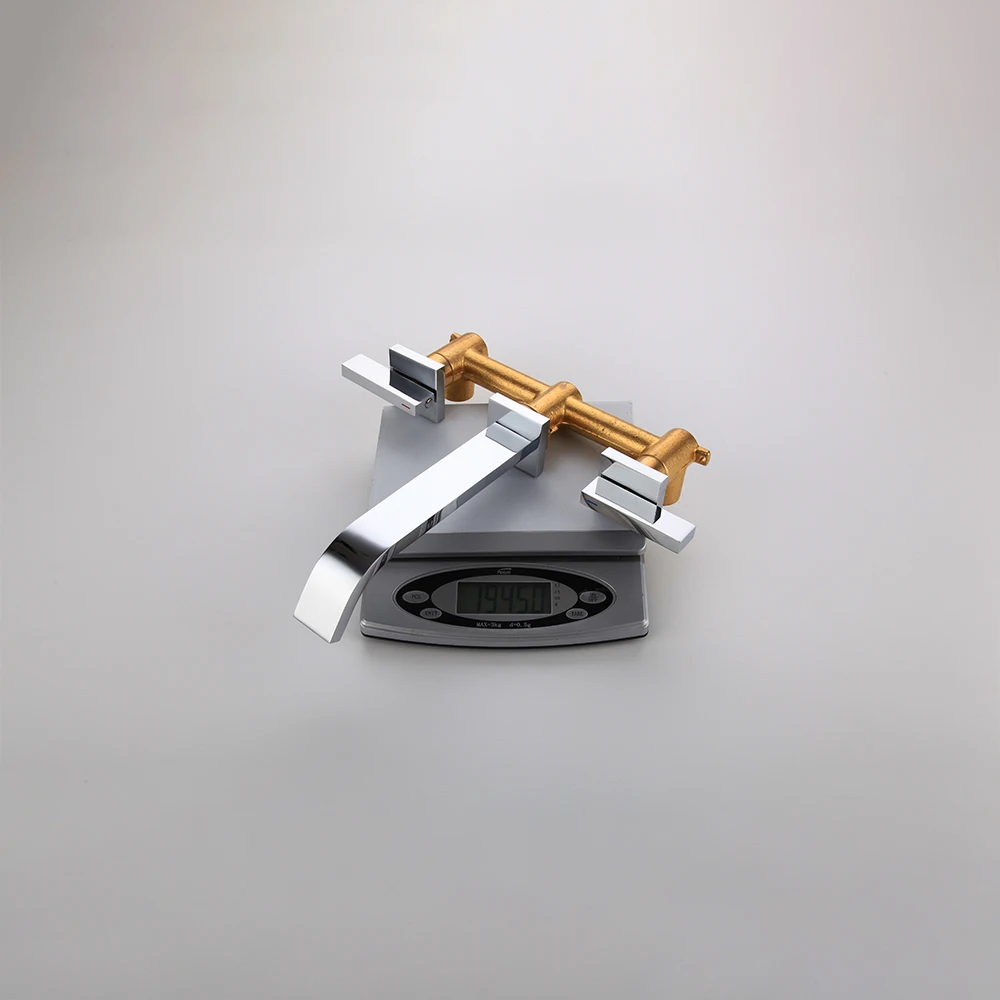 Оптовая и розничная продажа кран для ванной комнаты с двойной ручкой медный