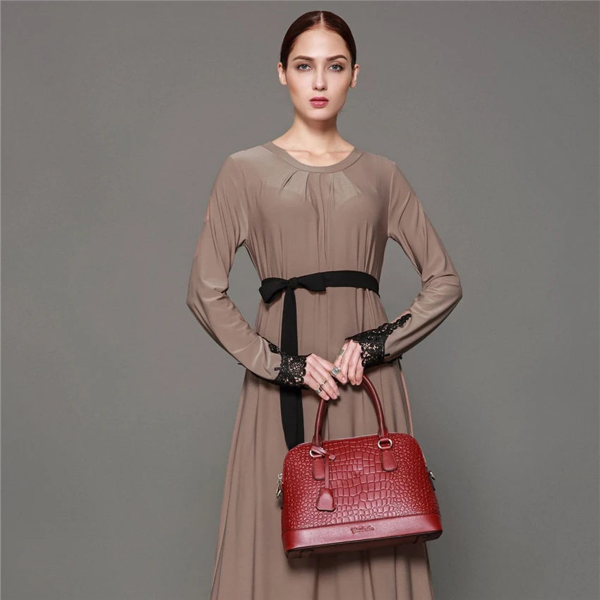 Женское платье с длинным рукавом Abaya мусульманское Кружевное кафтан в турецком