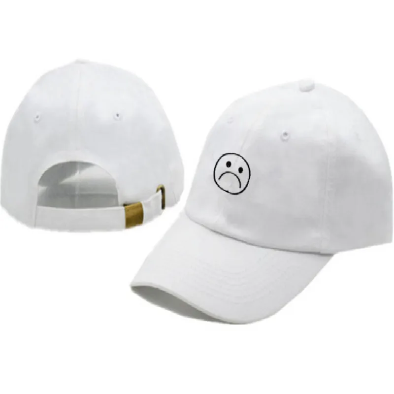 Sad boy бейсболка хип-хоп вышивка крик лицо папа шляпа уличная одежда мужчины рэпер
