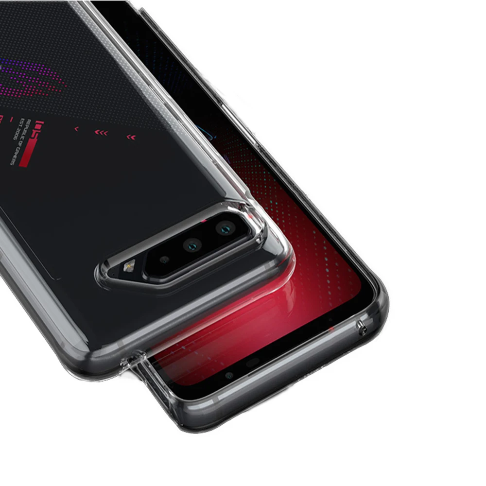 soft clear silicone phone case for asus rog phone 5 pro ultimate rogphone5pro 5pro 5ultimate transparent thin back cover offical free global shipping