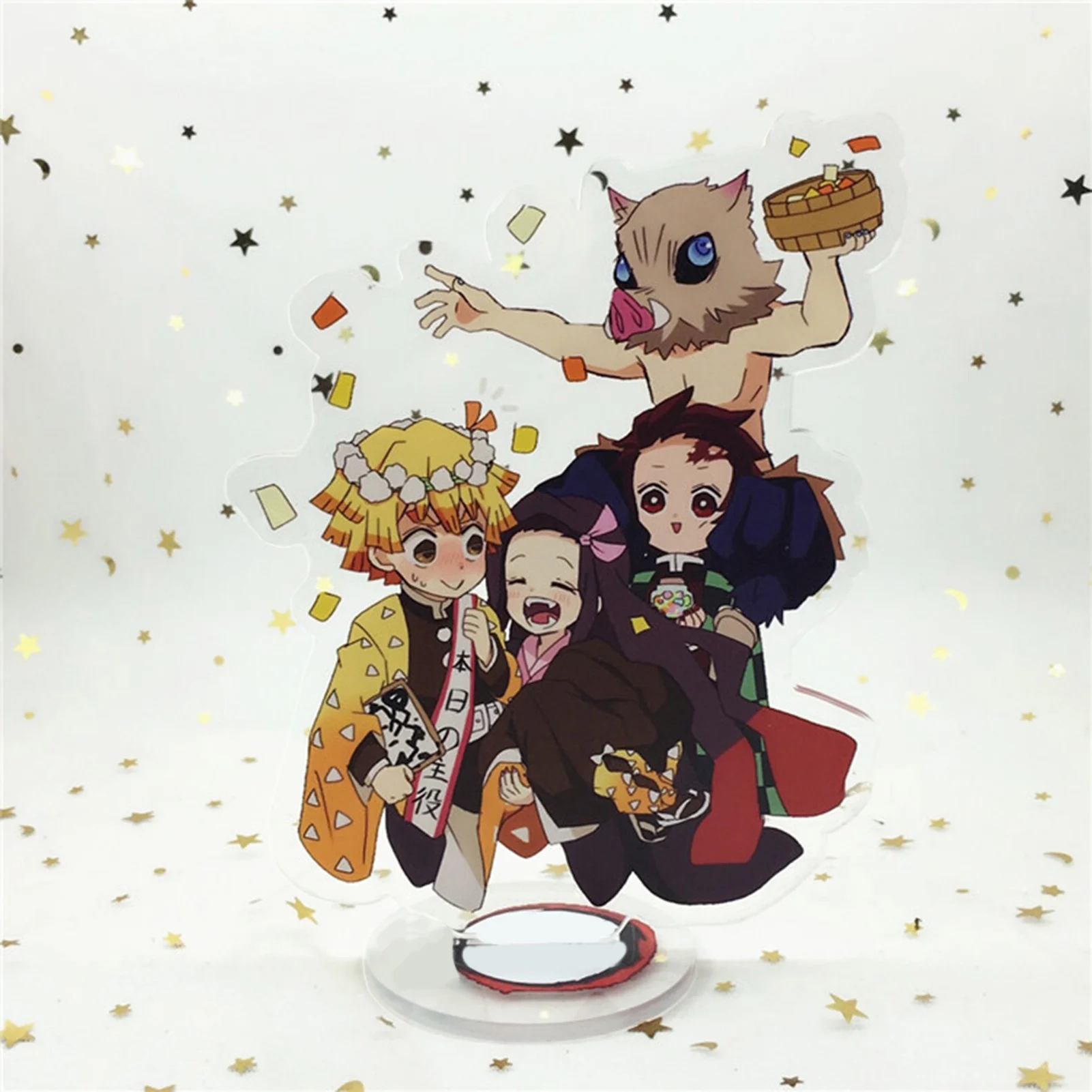 

Anime Acrylic Ornament Demon Slayer Kimetsu No Yaiba Figure Kamado Tanjirou Action Figure Desk Decor Ornaments