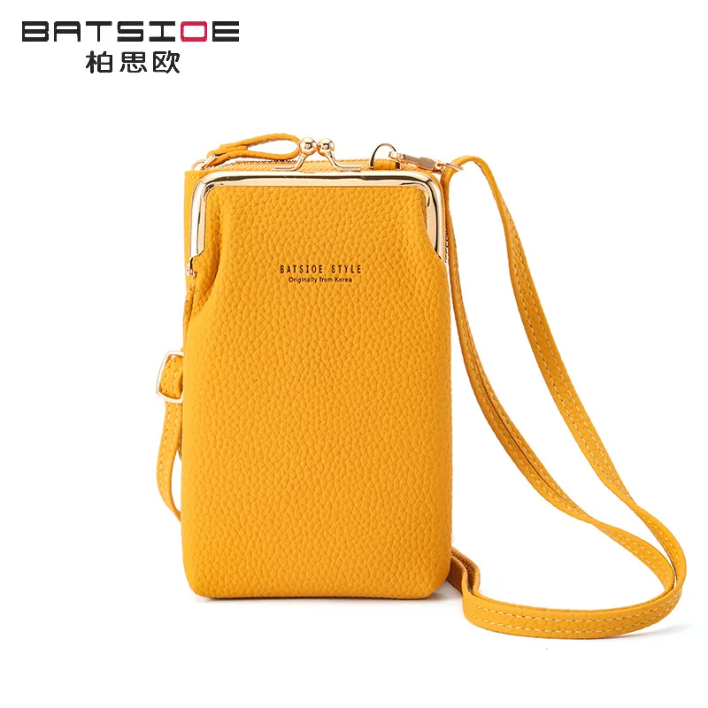 

Ladies Mobile Phone Bag Wallet Large Capacity Fashion Casual Zipper Vertical Cross-body Bag