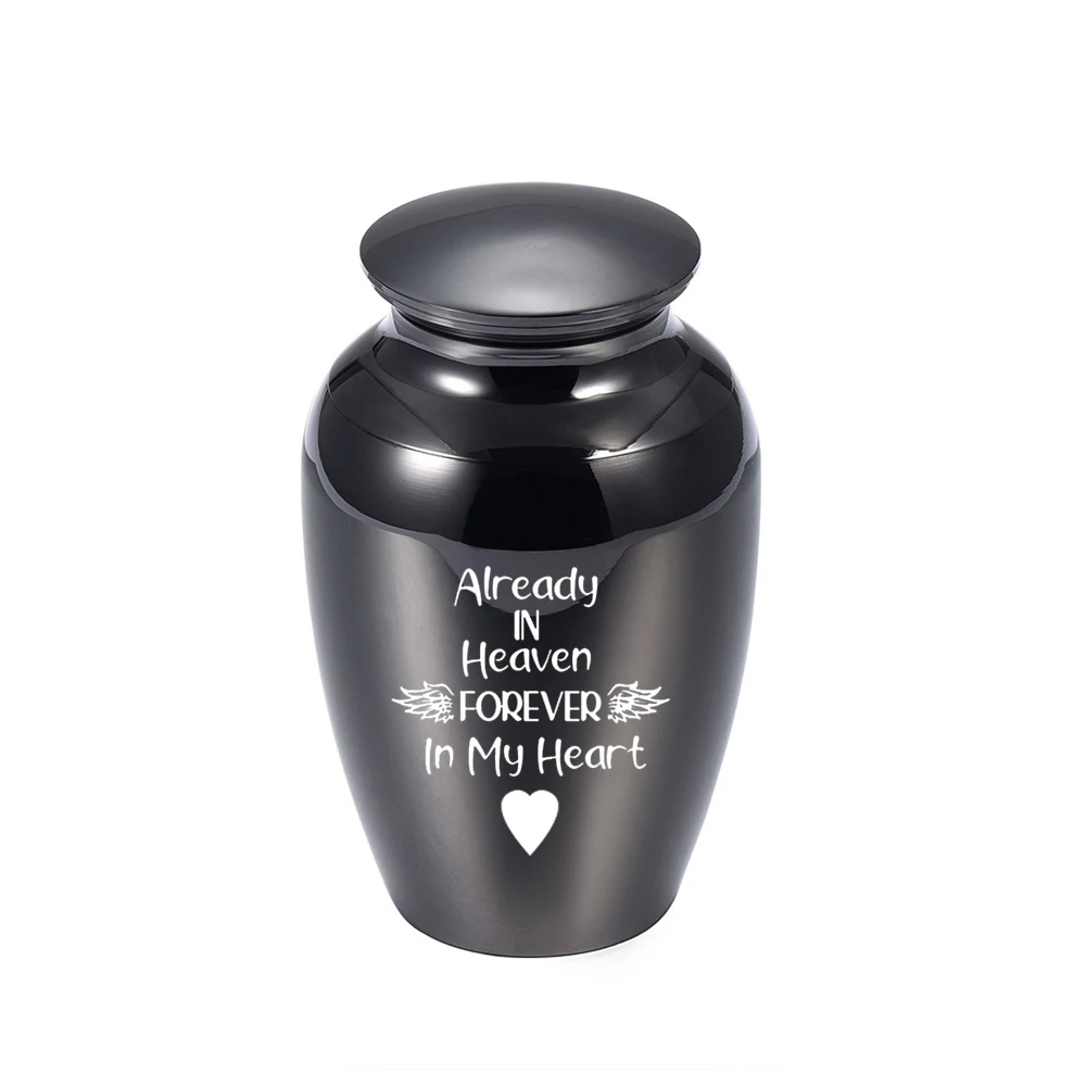 

Маленькие урны для кремации для человека, прах питомца, хранилище для праха, алюминиевое хранилище для праха, ангельское крыло, сердце, памя...