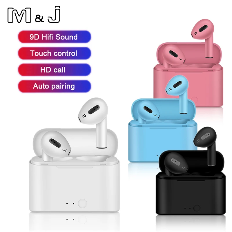 Беспроводные Bluetooth наушники Air i12 Pro TWS водонепроницаемые с зарядным чехлом