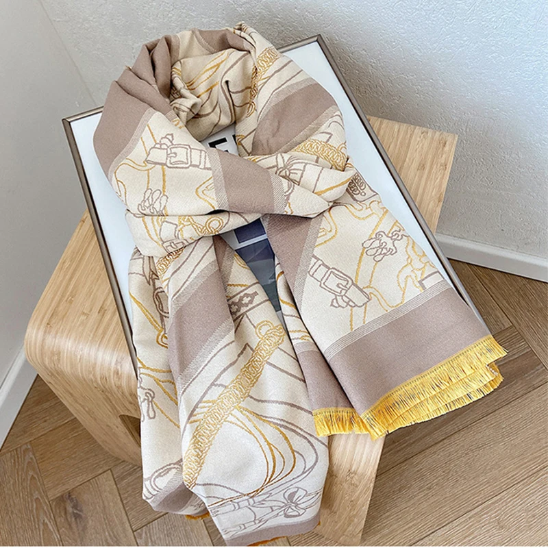 

Шерстяной шарф, Пашмина, женский шарф, зимний утепленный теплый шейный хлопковый шарф Sdft, кашемировые шарфы, длинная бандана, шали, палантины 190*65 см